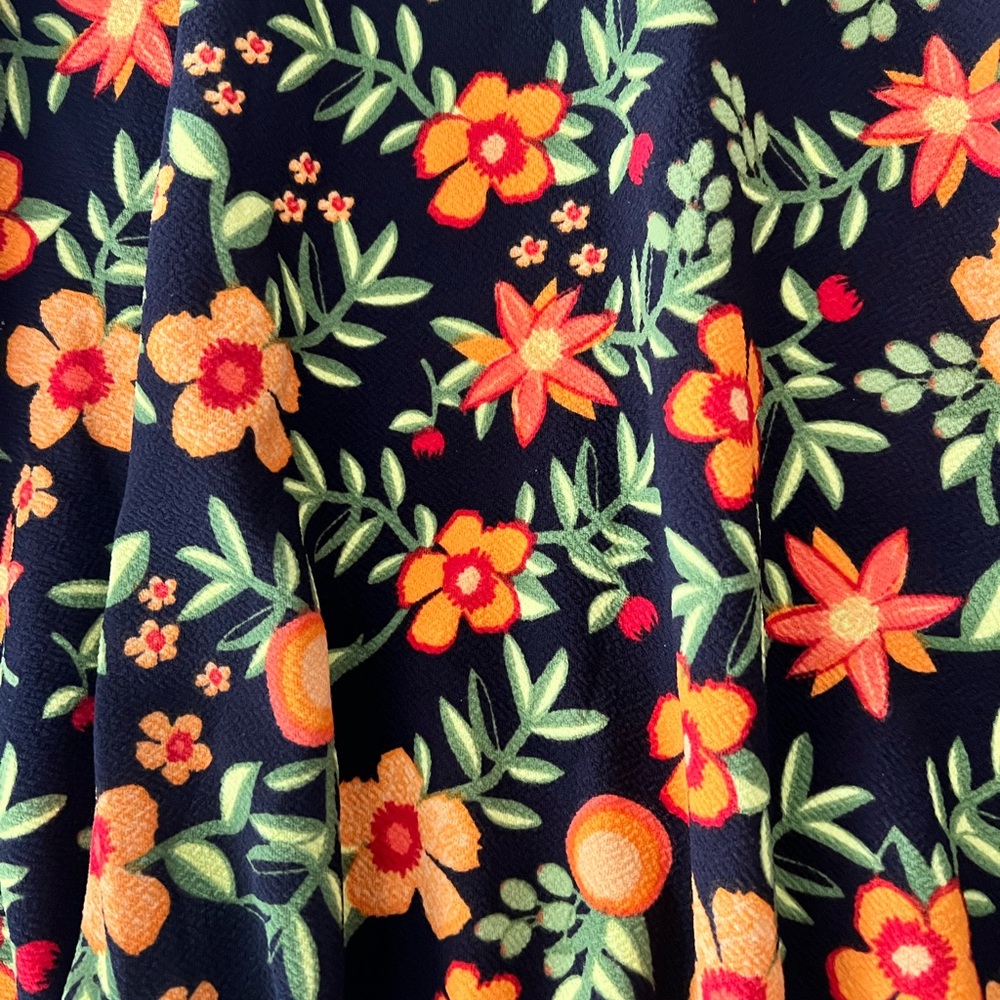 NWOT • LuLaRoe Nicole Fitted Full Circle Skirt Dress • Unicorn • Rare Print - Picture 6 of 10
